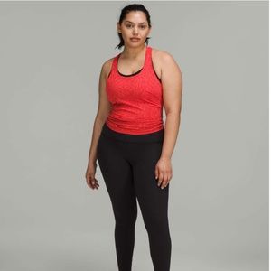 Lululemon Swiftly Tech Racerback Tank Top 2.0 Covered Camo Red Rock / Fl…